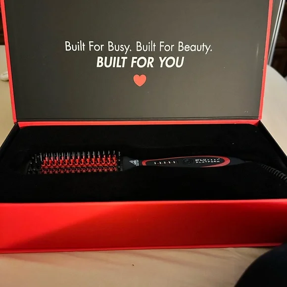 FHI Heat Platform Stylus Pro Hair Brush - Black and Red - Picture 3 of 4